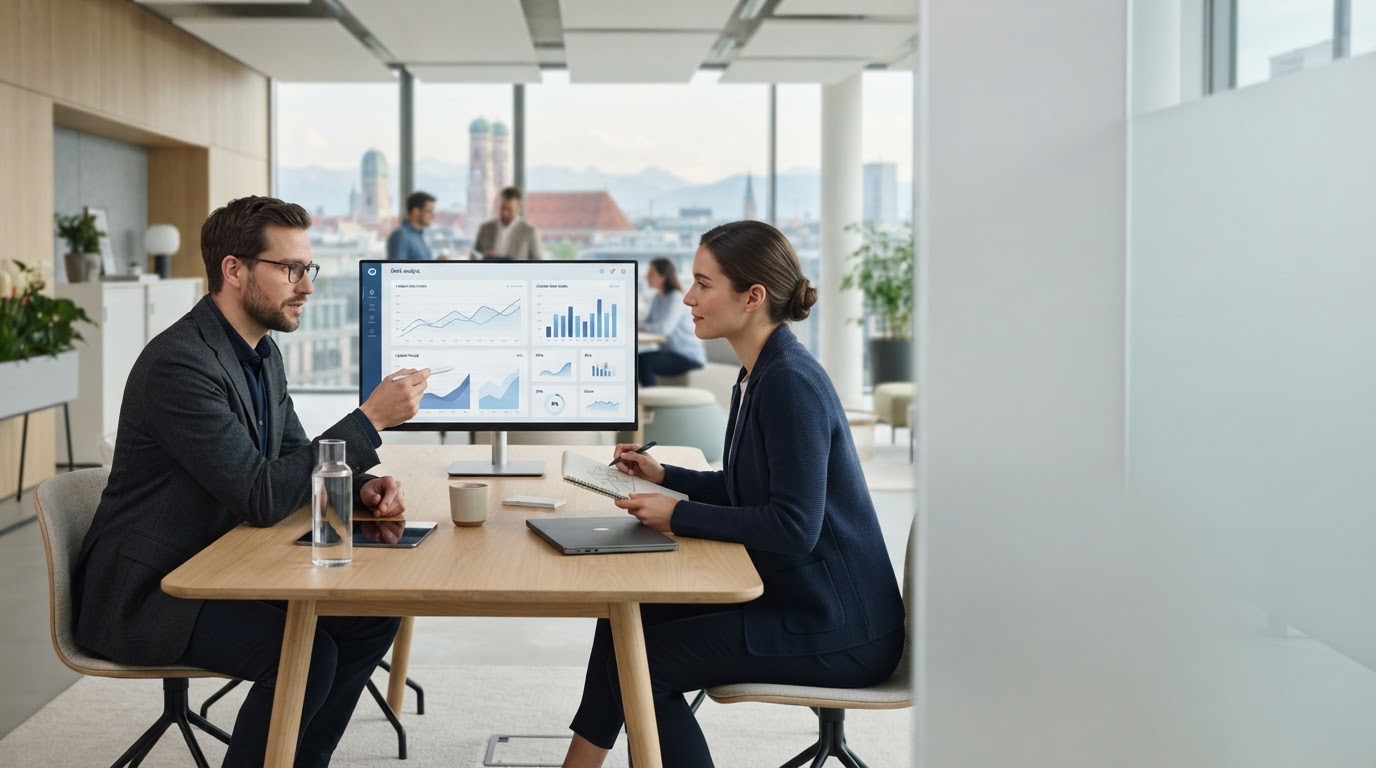 Official Website [2026] dashboard visual representing AI-driven market analysis and capital protection